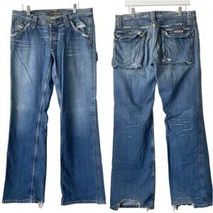 Hudson Low Rise Light Wash Women’s Jean Bootcut size 34